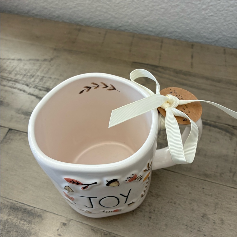 Rae Dunn JOY Fall leaves mug. - Picture 5 of 5